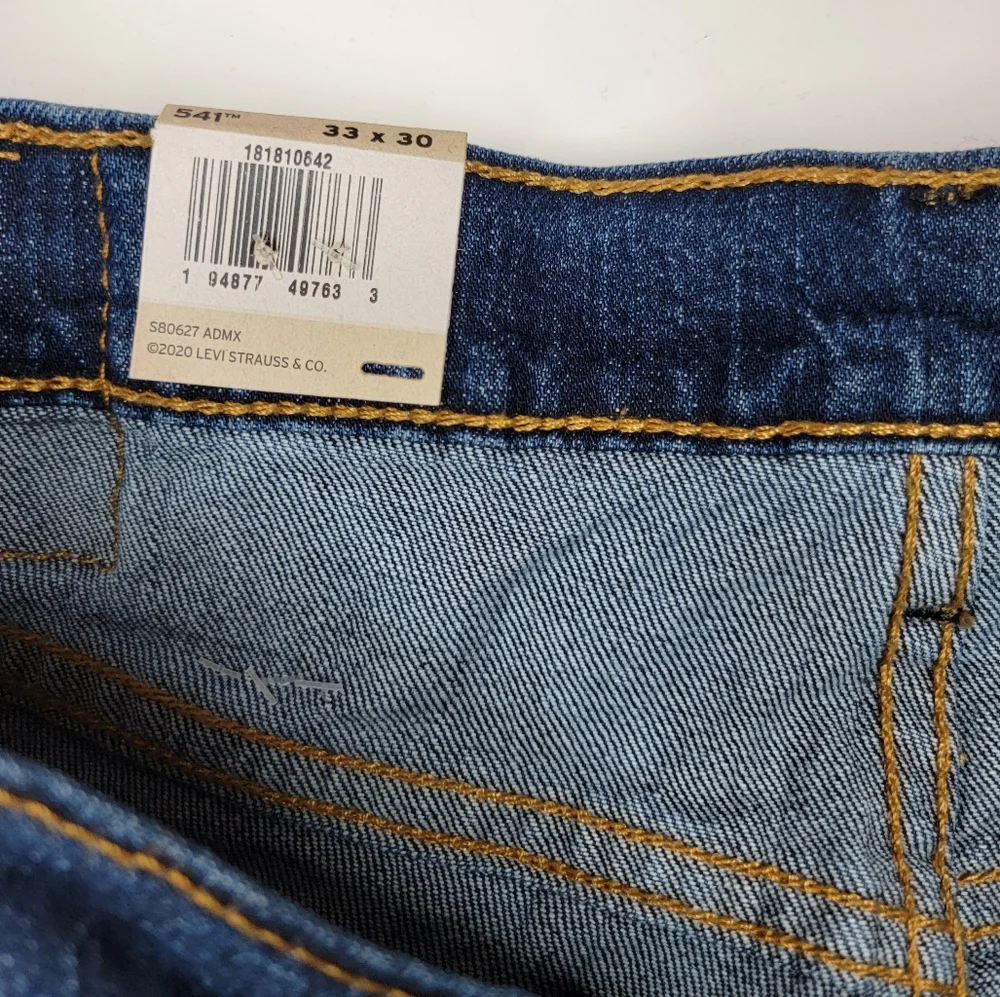 LEVI'S 541 Athletic Taper MEN'S JEANS Blue Regular Straight Waist 33 Length 30 - Picture 7 of 8